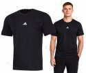 ADIDAS WYGODNA MĘSKA KOSZULKA BAWEŁNIANA BASIC Z HAFTOWANYM LOGIEM / 3XL