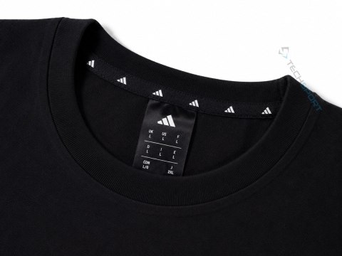 ADIDAS WYGODNA MĘSKA KOSZULKA BAWEŁNIANA BASIC Z HAFTOWANYM LOGIEM / L