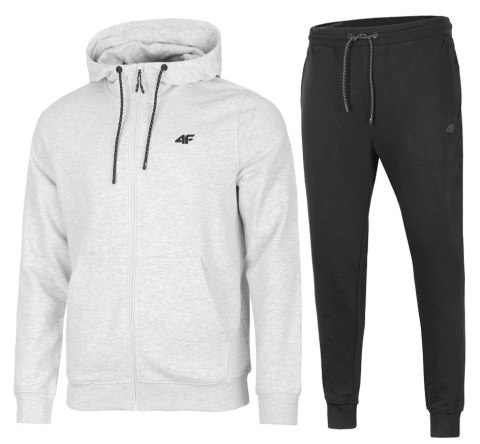 4F MĘSKI DRES BAWEŁNA KOMPLET BLUZA ROZPINANA SPODNIE / rozm XXL