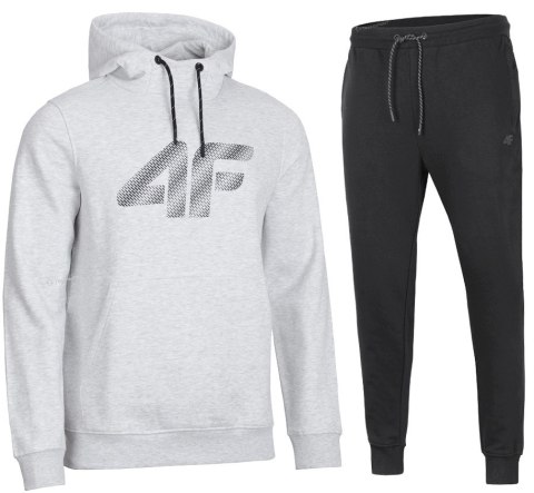 4F OCIEPLANY MĘSKI DRES BAWEŁNA KOMPLET BLUZA KANGURKA SPODNIE / rozm XXL