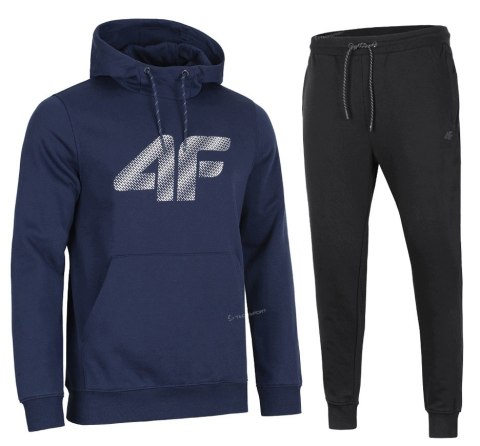 4F OCIEPLANY MĘSKI DRES BAWEŁNA KOMPLET BLUZA KANGURKA SPODNIE / rozm XXL