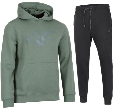 4F OCIEPLONY MĘSKI DRES BAWEŁNA KOMPLET BLUZA SPODNIE / rozm XXL