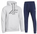 4F OCIEPLANY MĘSKI DRES BAWEŁNA KOMPLET BLUZA KANGURKA SPODNIE / rozm XL
