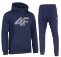4F OCIEPLANY MĘSKI DRES BAWEŁNA KOMPLET BLUZA KANGURKA SPODNIE / rozm L