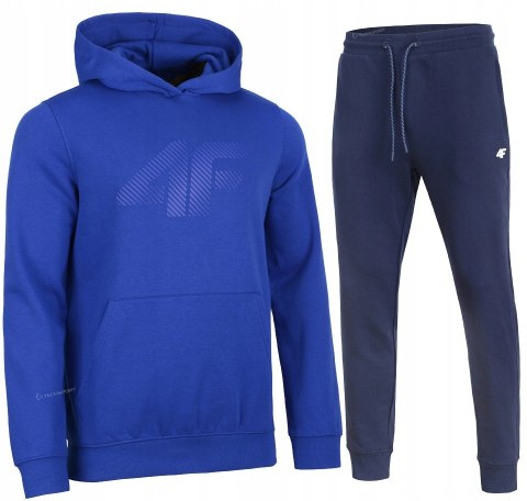 4F OCIEPLONY MĘSKI DRES BAWEŁNA KOMPLET BLUZA SPODNIE / rozm M