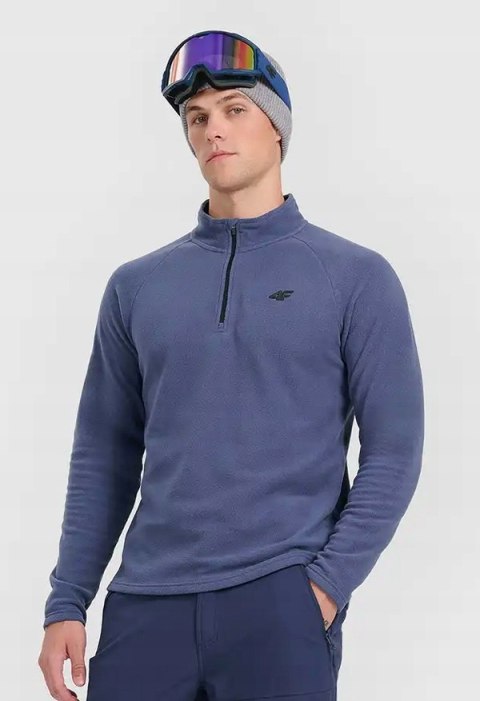 4F MĘSKI CIENKI POLAR MIKROPOLAR BLUZA POLAROWA / rozm L
