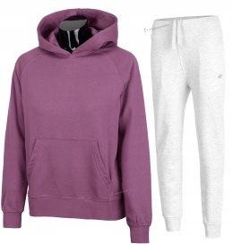 4F DAMSKI DRES BAWEŁNA KOMPLET DRESOWY BLUZA SPODNIE / rozm XL