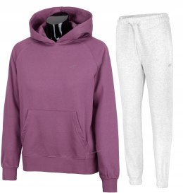 4F DAMSKI DRES BAWEŁNA KOMPLET DRESOWY BLUZA SPODNIE / rozm M