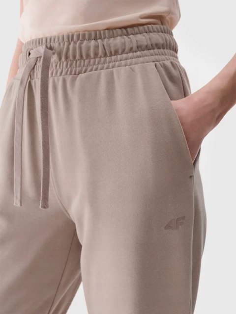 4F DAMSKIE SPODNIE DRESOWE BAWEŁNA JOGGERY / rozm L