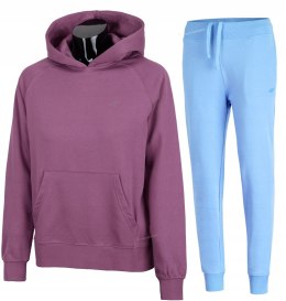 4F OCIEPLANY DAMSKI DRES BAWEŁNA KOMPLET DRESOWY BLUZA SPODNIE / rozm XL