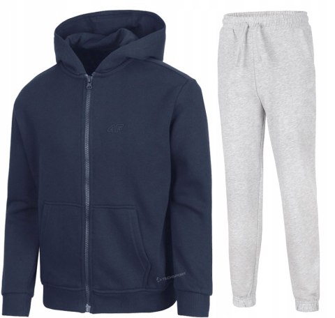 4F OCIEPLANY DZIEWCZĘCY DRES KOMPLET BLUZA SPODNIE / rozm 134
