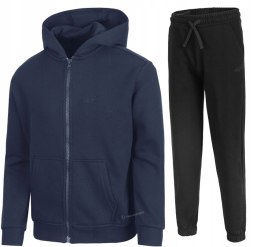 4F OCIEPLANY DZIEWCZĘCY DRES KOMPLET BLUZA SPODNIE / rozm 134