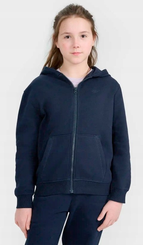 4F OCIEPLANY DZIEWCZĘCY DRES KOMPLET BLUZA SPODNIE / rozm 134