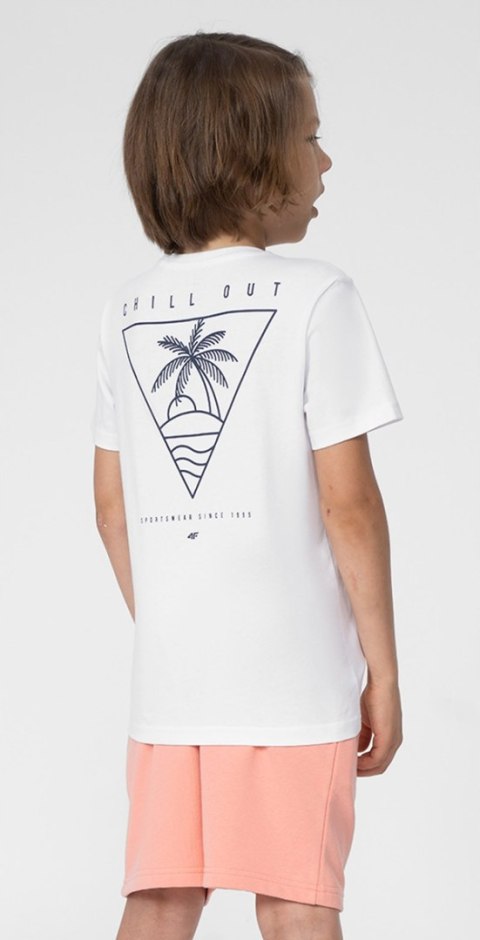 4F CHŁOPIĘCA KOSZULKA T-SHIRT BAWEŁNA / 164