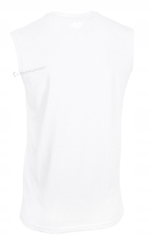 4F MĘSKA KOSZULKA BEZRĘKAWNIK BAWEŁNA / rozm XXXL 3XL