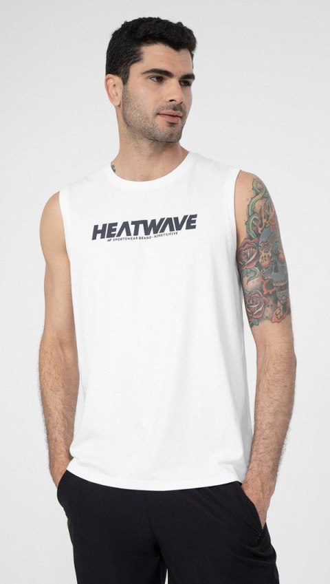 4F MĘSKA KOSZULKA BEZRĘKAWNIK BAWEŁNA / rozm XXXL 3XL