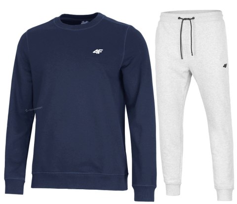 4F MĘSKI DRES BAWEŁNA KOMPLET BLUZA SPODNIE / rozm M