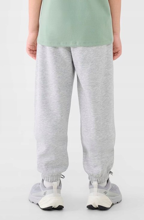 4F CHŁOPIĘCE SPODNIE DRESOWE DRESY BAWEŁNA JOGGERY / rozm 140