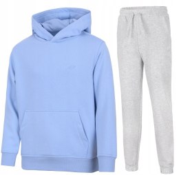 4F CHŁOPIĘCY DRES KOMPLET BLUZA KANGURKA SPODNIE / rozm 140