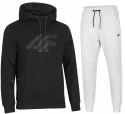 4F MĘSKI DRES BAWEŁNA KOMPLET BLUZA KANGURKA SPODNIE / rozm XXL
