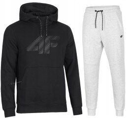 4F MĘSKI DRES BAWEŁNA KOMPLET BLUZA KANGURKA SPODNIE / rozm XXL