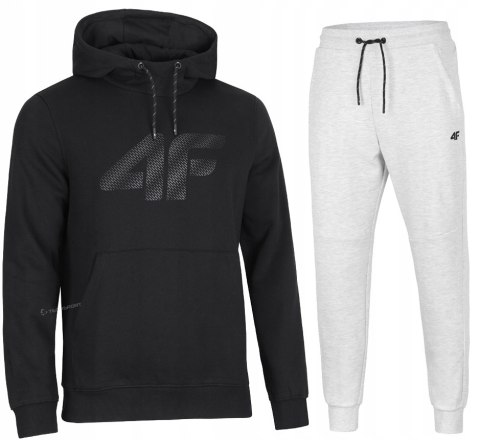 4F MĘSKI DRES BAWEŁNA KOMPLET BLUZA KANGURKA SPODNIE / rozm XXL