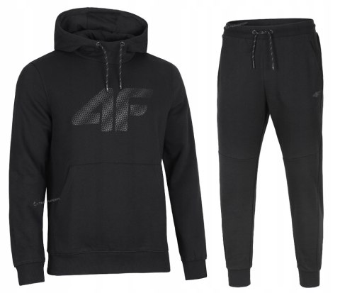 4F MĘSKI DRES BAWEŁNA KOMPLET BLUZA KANGURKA SPODNIE / rozm XXL