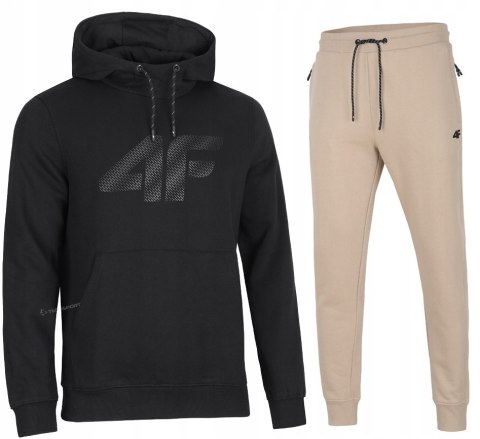 4F MĘSKI DRES BAWEŁNA KOMPLET BLUZA KANGURKA SPODNIE / rozm XXL