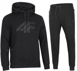 4F MĘSKI DRES BAWEŁNA KOMPLET BLUZA KANGURKA SPODNIE / rozm XXL