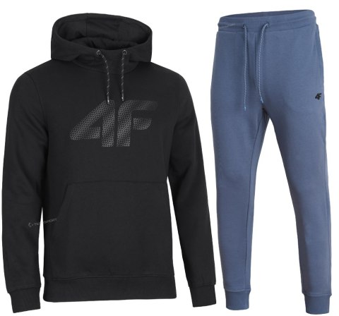 4F MĘSKI DRES BAWEŁNA KOMPLET BLUZA KANGURKA SPODNIE / rozm XXL