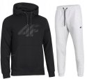 4F MĘSKI DRES BAWEŁNA KOMPLET BLUZA KANGURKA SPODNIE / rozm XXL
