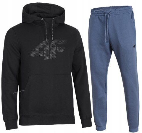 4F MĘSKI DRES BAWEŁNA KOMPLET BLUZA KANGURKA SPODNIE / rozm XXL