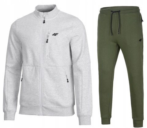 4F MĘSKI DRES BAWEŁNA KOMPLET BLUZA SPODNIE / rozm XXL