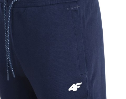 4F MĘSKIE SPODNIE DRESOWE JOGGERY BAWEŁNA KIESZENIE NA ZAMEK / rozm M