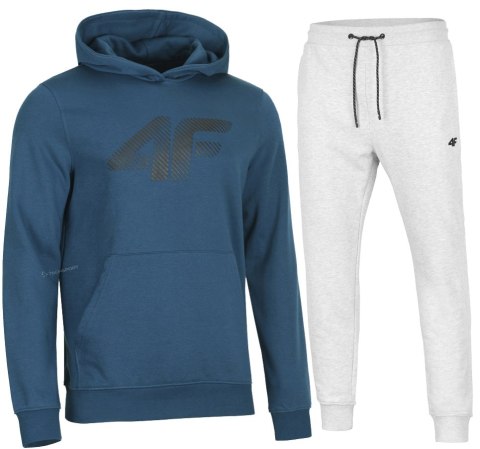4F OCIEPLONY MĘSKI DRES BAWEŁNA KOMPLET BLUZA SPODNIE / rozm XXL