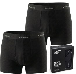 4F 2-PAK MĘSKIE BOKSERKI BIELIZNA MAJTKI BAWEŁNA / rozm XL