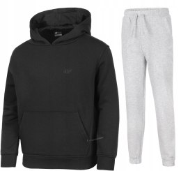 4F CHŁOPIĘCY DRES KOMPLET BLUZA KANGURKA SPODNIE / rozm 134