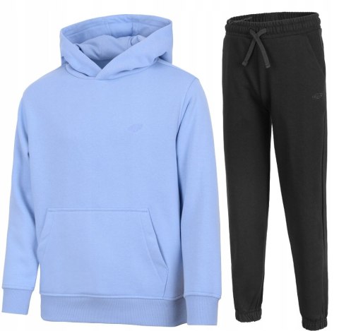 4F CHŁOPIĘCY DRES KOMPLET BLUZA KANGURKA SPODNIE / rozm 140