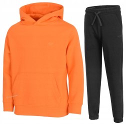 4F CHŁOPIĘCY DRES KOMPLET BLUZA KANGURKA SPODNIE / rozm 140