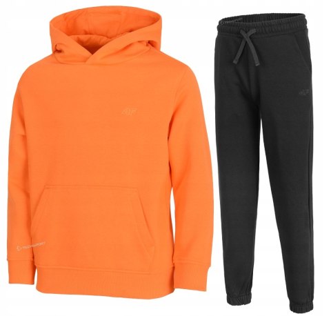 4F CHŁOPIĘCY DRES KOMPLET BLUZA KANGURKA SPODNIE / rozm 140