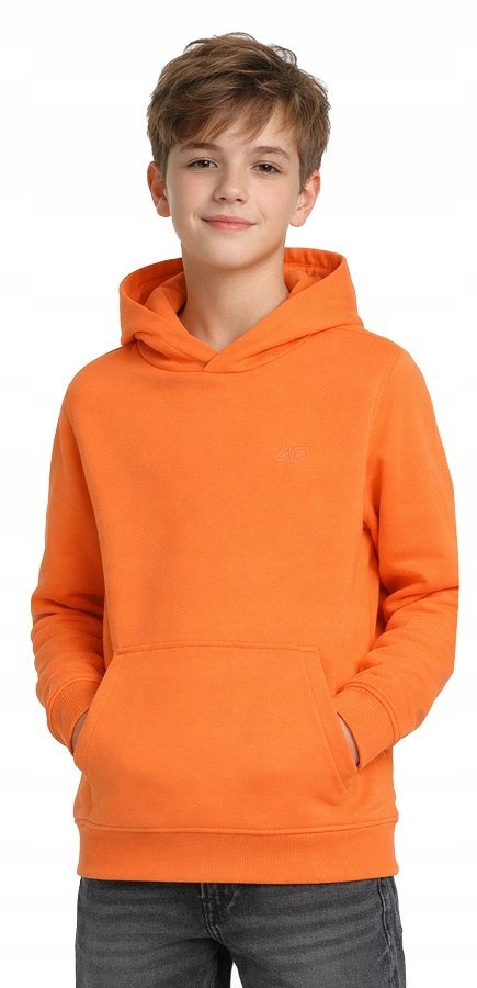 4F CHŁOPIĘCY DRES KOMPLET BLUZA KANGURKA SPODNIE / rozm 140
