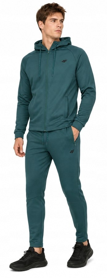 4F MĘSKI DRES SPORTOWY TRENINGOWY KOMPLET BLUZA SPODNIE / rozm L
