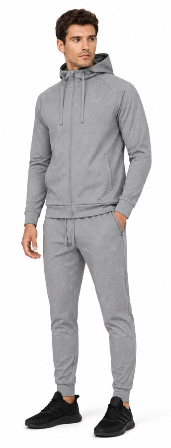 4F MĘSKI DRES SPORTOWY TRENINGOWY KOMPLET BLUZA SPODNIE / rozm L