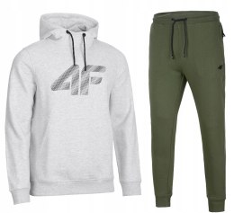 4F MĘSKI DRES BAWEŁNA KOMPLET BLUZA KANGURKA SPODNIE / rozm M