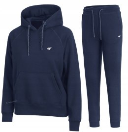4F DAMSKI DRES BAWEŁNA KOMPLET BLUZA KANGURKA SPODNIE / rozm S