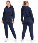 4F DAMSKI DRES BAWEŁNA KOMPLET BLUZA KANGURKA SPODNIE / rozm XS