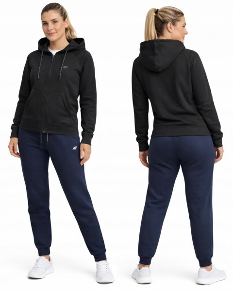 4F DAMSKI DRES BAWEŁNA KOMPLET BLUZA ROZPINANA SPODNIE / rozm S