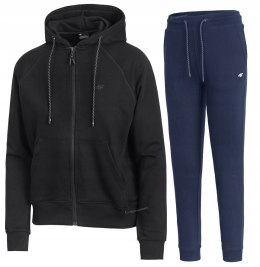 4F DAMSKI DRES BAWEŁNA KOMPLET BLUZA ROZPINANA SPODNIE / rozm S