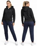 4F DAMSKI DRES BAWEŁNA KOMPLET BLUZA ROZPINANA SPODNIE / rozm S