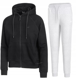 4F DAMSKI DRES BAWEŁNA KOMPLET BLUZA ROZPINANA SPODNIE / rozm S